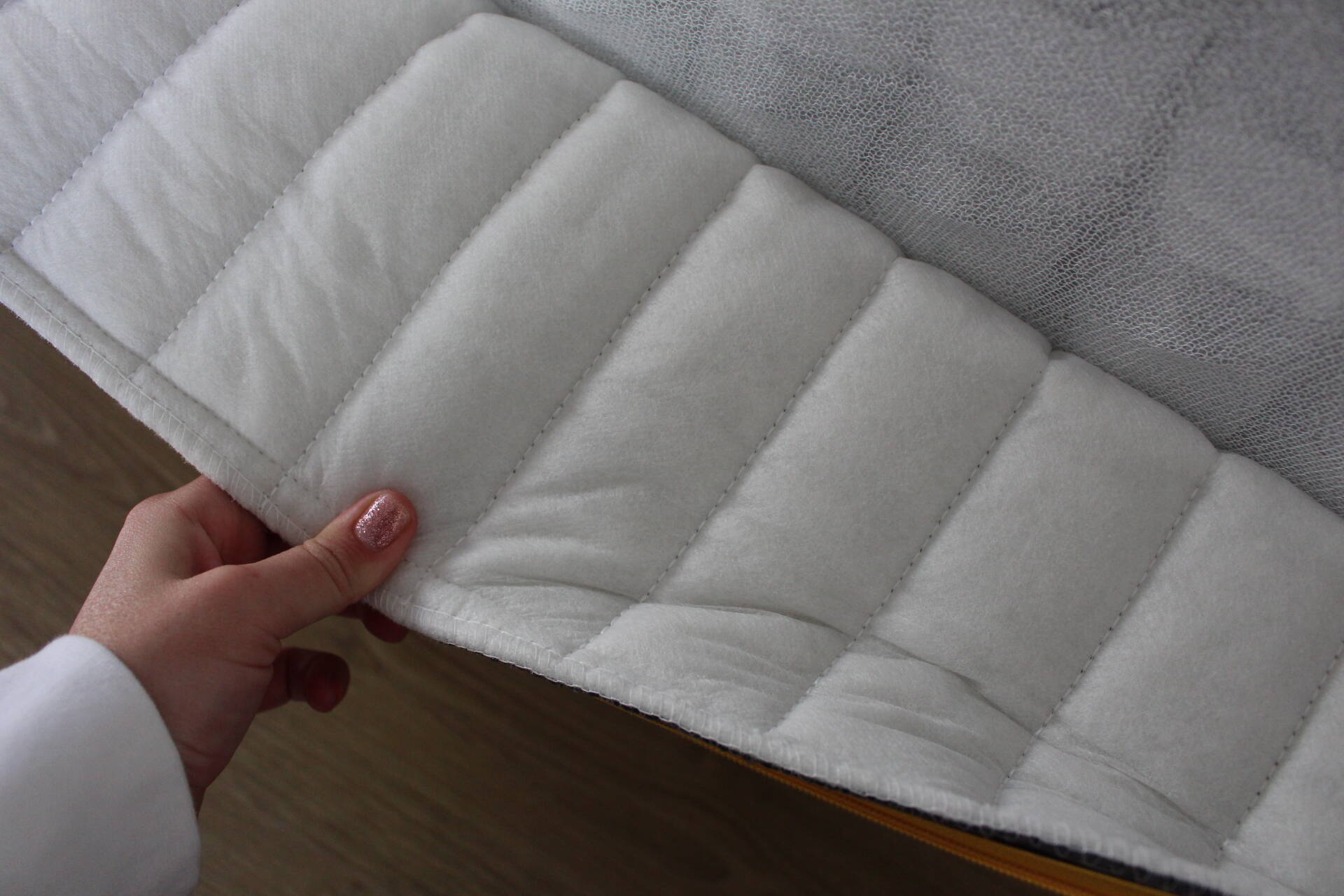 capa inferior espessa do colchão zero gravity